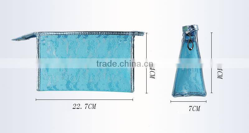 Wonderful transparent lace cosmetic bag, sexy content bag