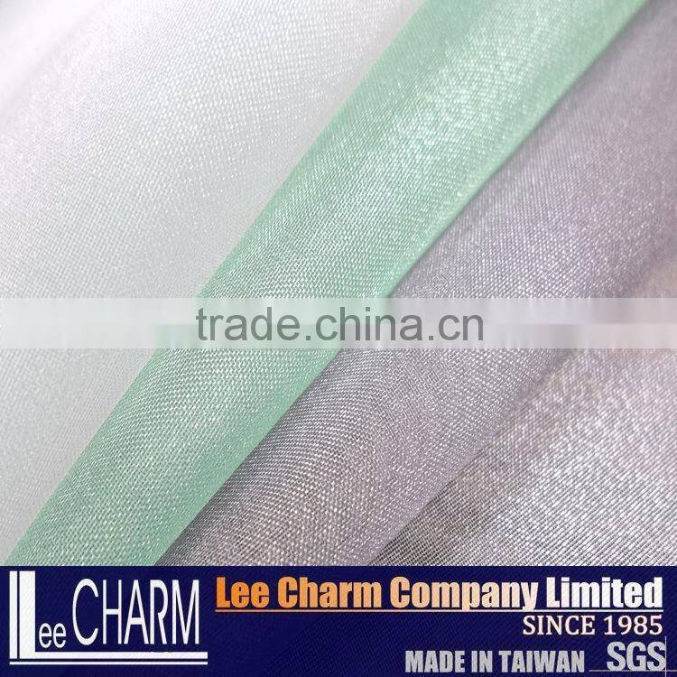 Ivory Organza Voile Tulle for Prom Dress Material