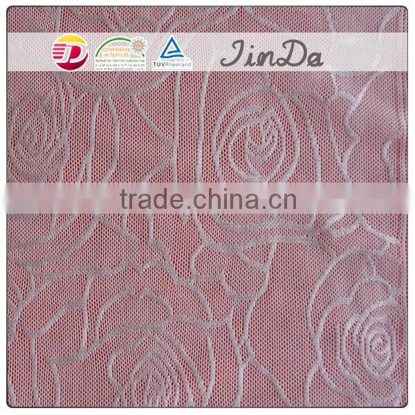 Fashionable white nylon tulle lace for women dress