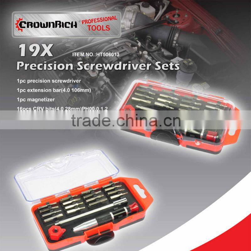 19pcs complete/Cost Competitive /Chrome Vanadium Precision Screwdriver Set