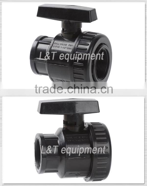 3/4" to 4" Plastic Single Ture Union Ball Valves