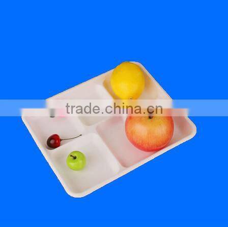 Eco-friendly 100% Biodegradable Chinese food compartments tray