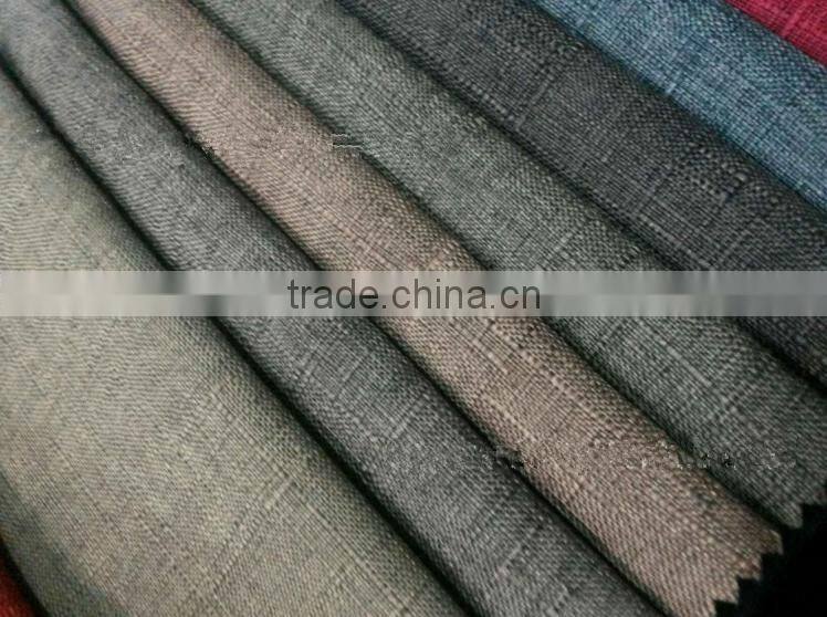 Polyester linen blended fabric for Home textile sofa cloth