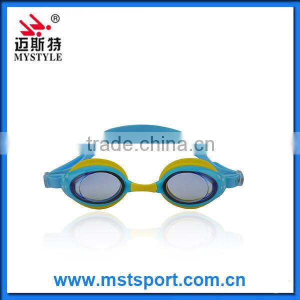 Best Anti-fog Waterproof Kids Swimming Goggles with colorful stamping