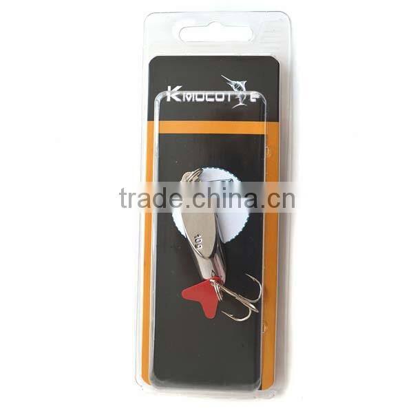 Kmucutie spoon lure 10g stainless steel material metal blade for bass fishing