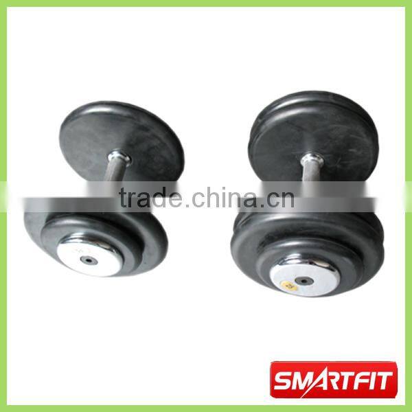 fixed rubber dumbbell set family training items easy store body building accessory