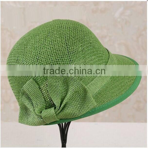 QXSH0060A Fashion straw hat for women Summer beach hat Visor