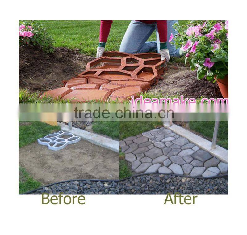 Concrete Pavement Mould New pathway maker mould DIY pathway stone mold