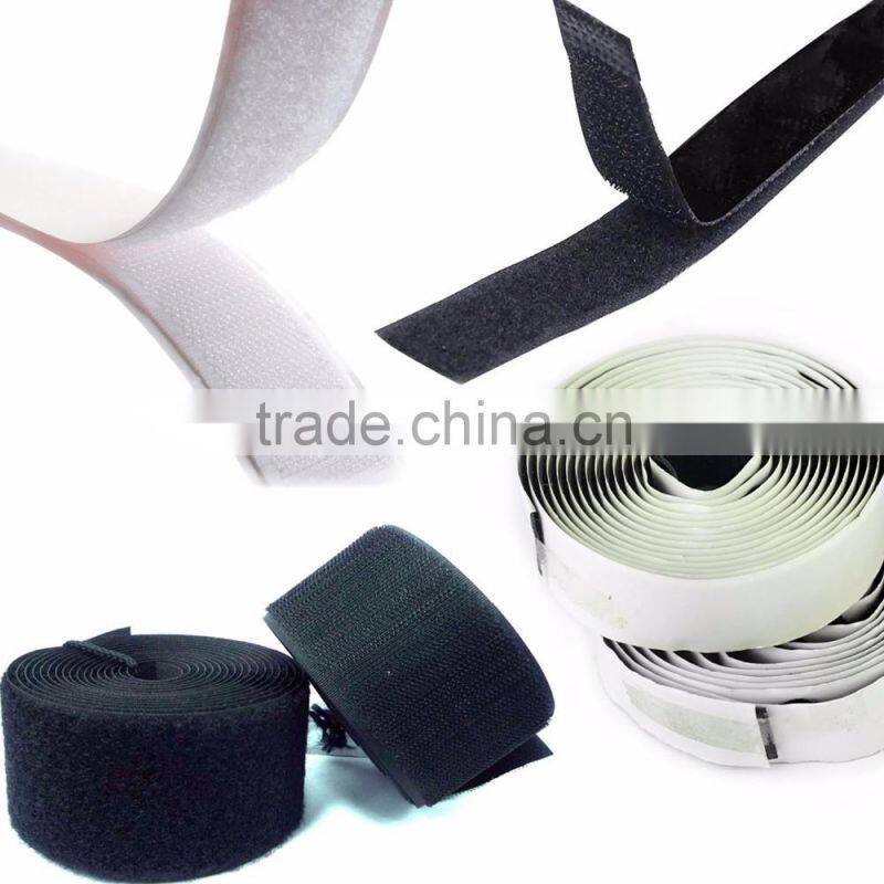 Self Adhesive Strong Sticky Strip Heavy Duty Fastening Hook Loop Tape