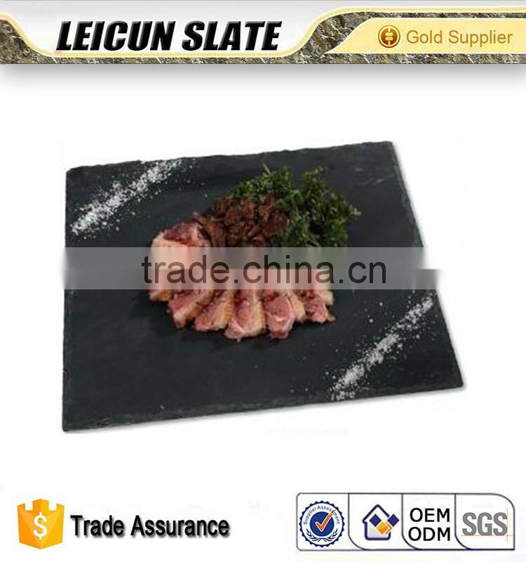 Natural slate plate food slate plate slate food board food plate with slate