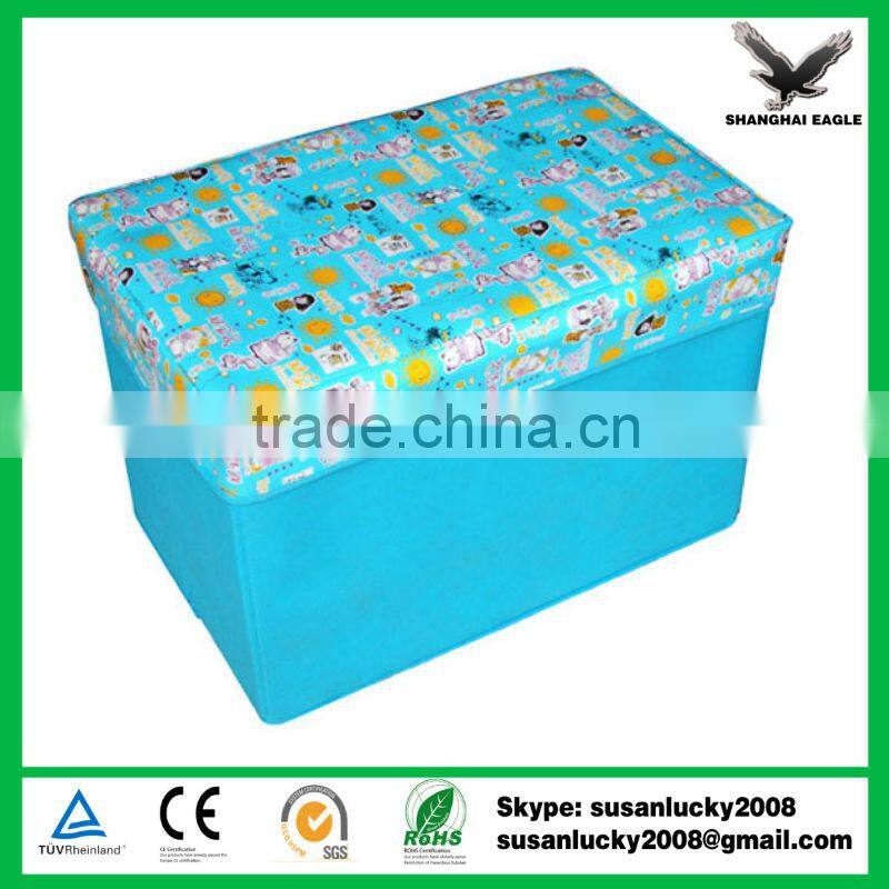 Collapsible Storage Stool with Logo Printed (diectly from factory)