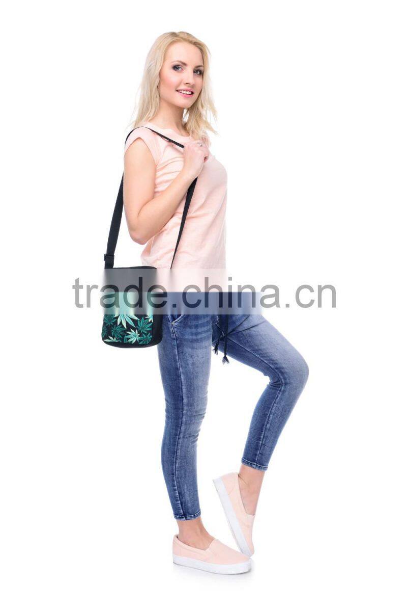 New Deisgn Digital Printed Long Strap Men Small Shoulder Bag