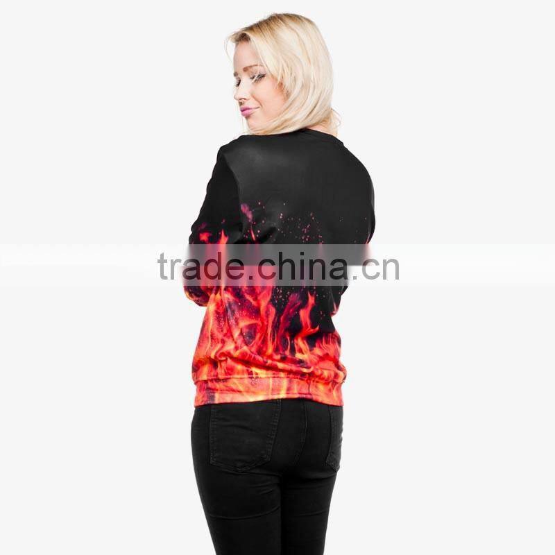 hoodies and sweatshirts hot fire 3d digital print fullprint crewneck sweatshirt spring autumn unisex custom oversized pullover