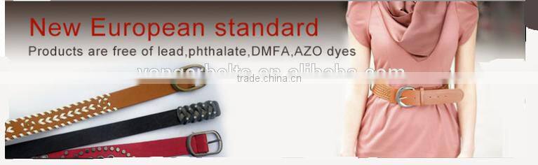 the latest new design fashion women leather belts