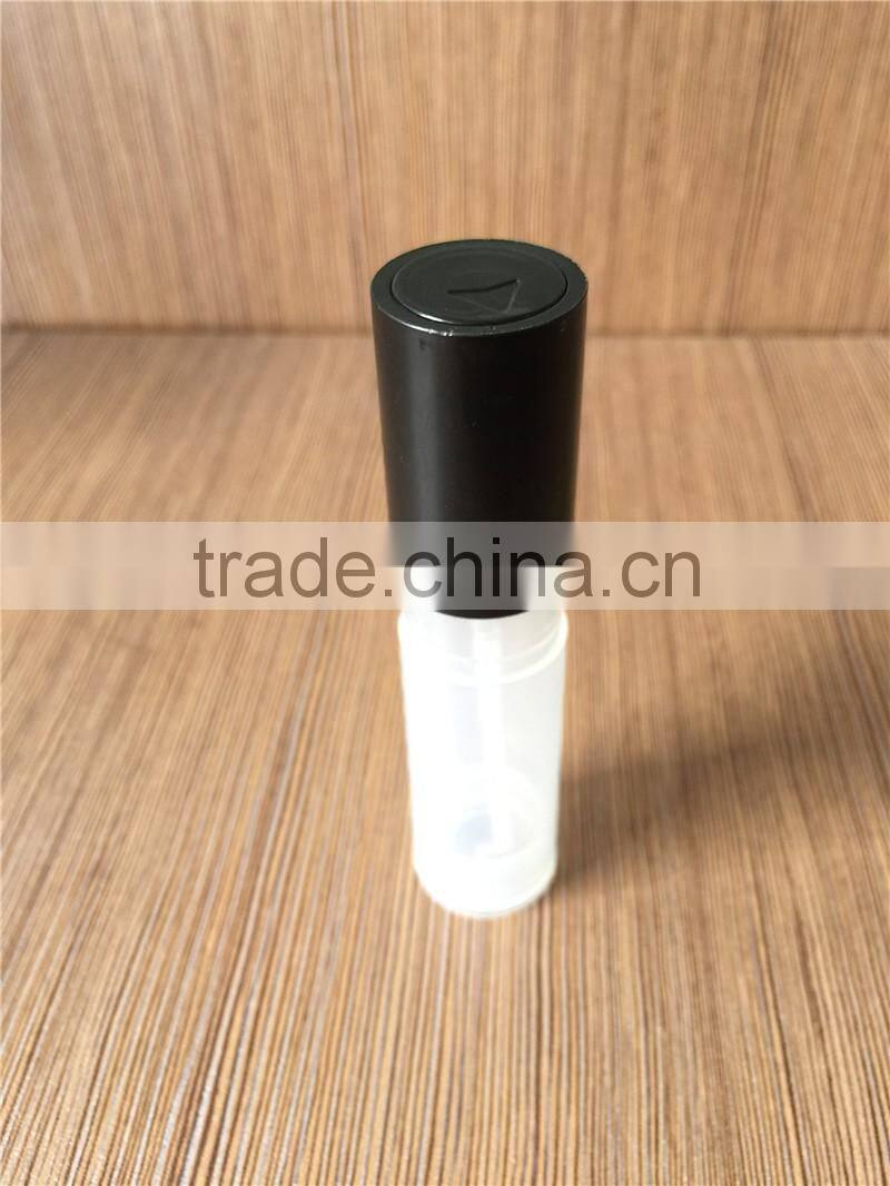 15ml 30ml empty plastic cosmetic packing tube shape perfume bottle pen spray bottle with rotary switch lock