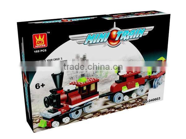 Train Block Set cars trucks