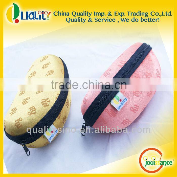 peanut shape eva glasses case eyeglasses cases eyewear small zipper eva case
