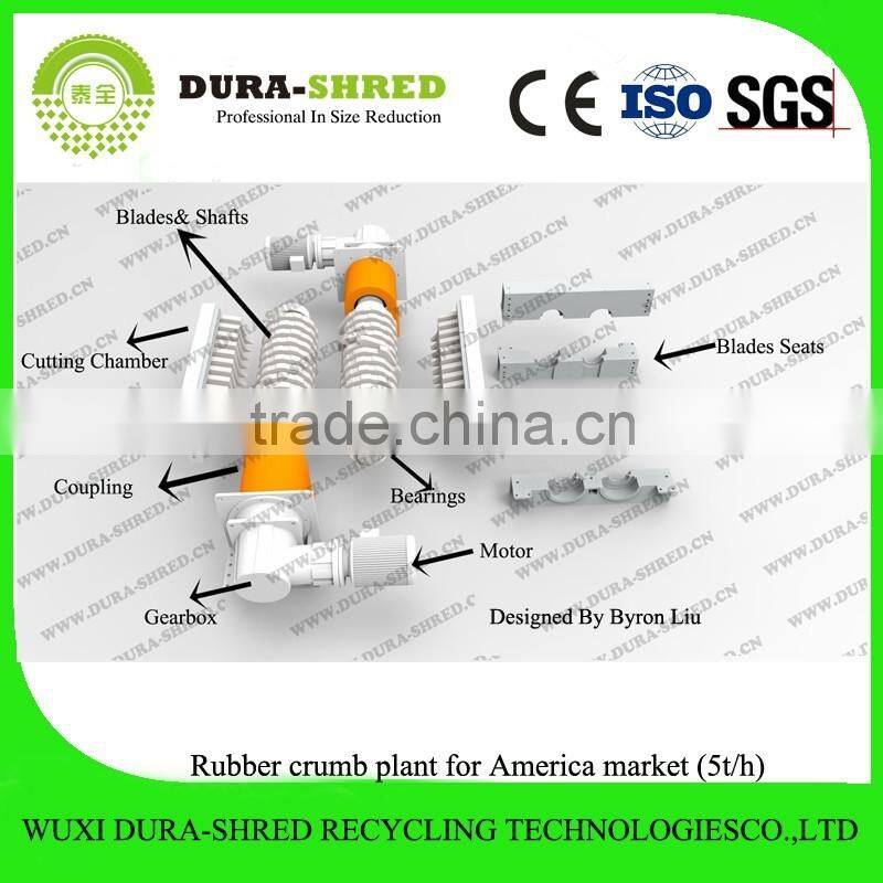 Dura-shred good quality mobile shredding machine