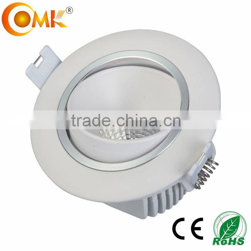 Zhongshan Guzhen 10W white round cob led downlight recessed lights housing
