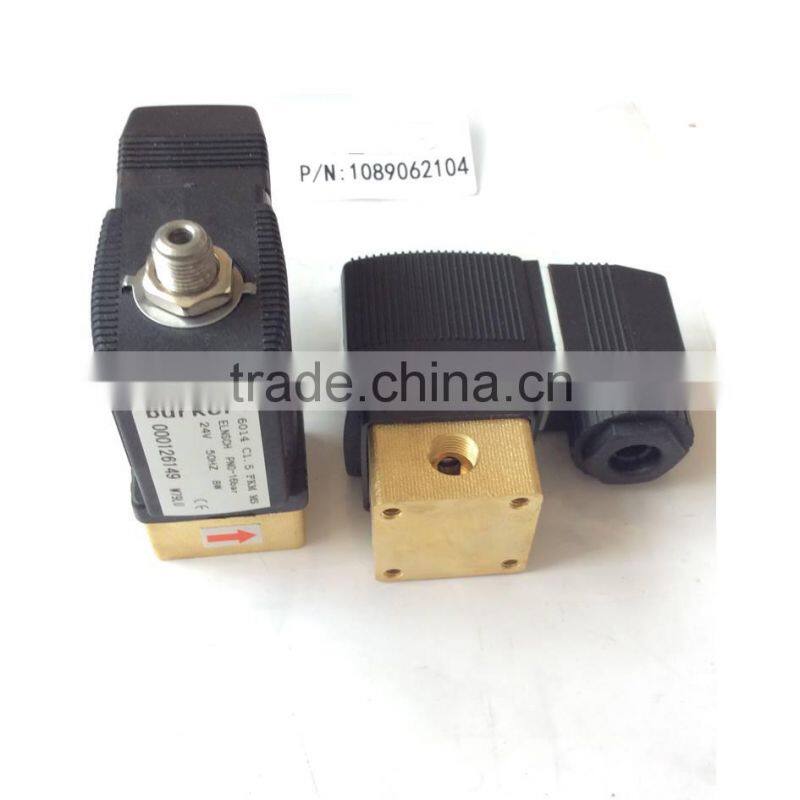 Rotary air compressor equipment 1/2" thread solenoid valve 24V/220V