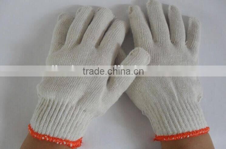 cotton knitting gloves