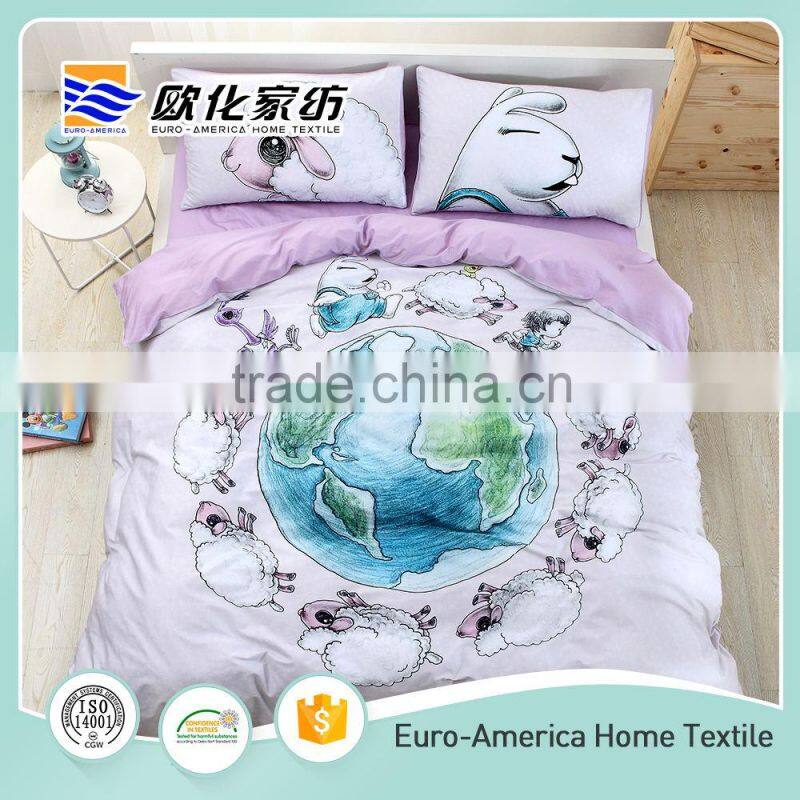 Famous Logo Printed Fabric Duvet Covers