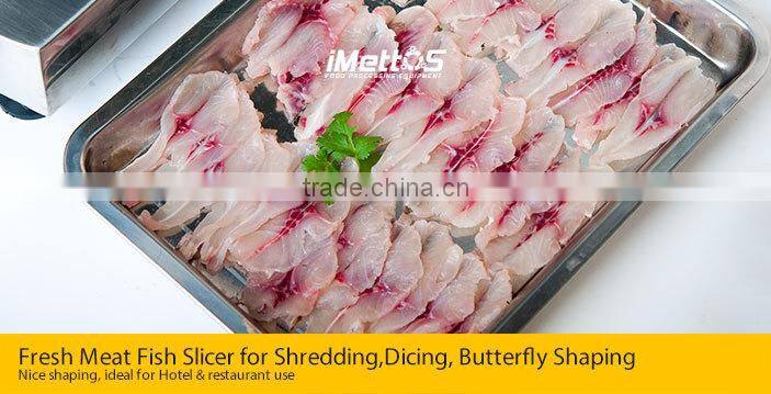 iMettos Commercial Restaurant Fresh Automatic Meat Slicer Fish Slicer