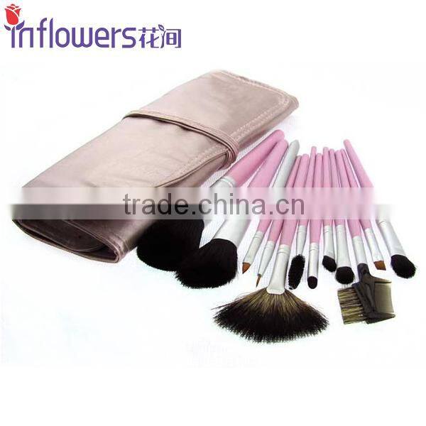 Wooden handle eco-friendly Professional makeup brush set