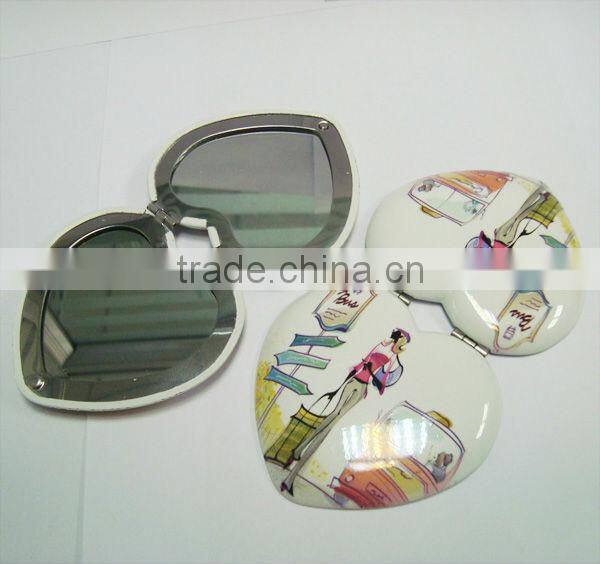 Makeup Metal Mirror in Aluminum High Quality Cosmetic Mirror/Compact Mirror