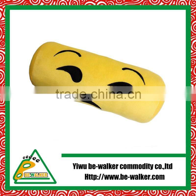 2016 Plush Cushion And Tube Cushion With Emoji stuffing PP Cotton
