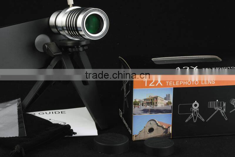 12x optical zoom telescope lens for Smartphone camera
