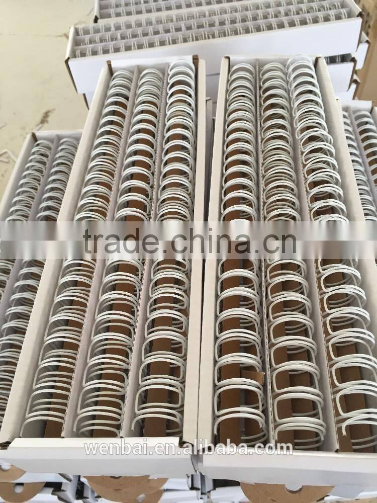 Factory supply twin ring wire ,double wire o binding,double coil on sale