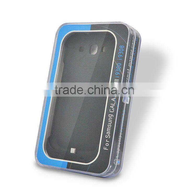 2200mAh ultrathin power bank case for samsung galaxy s3