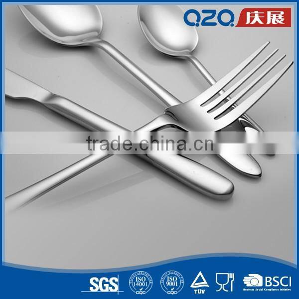High grade bulk dinner sets tumbling polish kitchen cutlery set