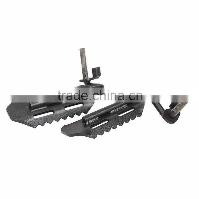 A Pair of Foot Pegs For 2007-2016 Jeep Wrangler JK & Unlimited Black