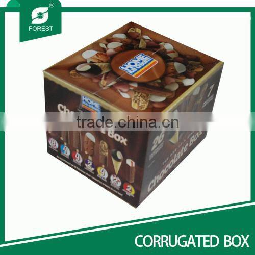 Quality chocolate corrugated box