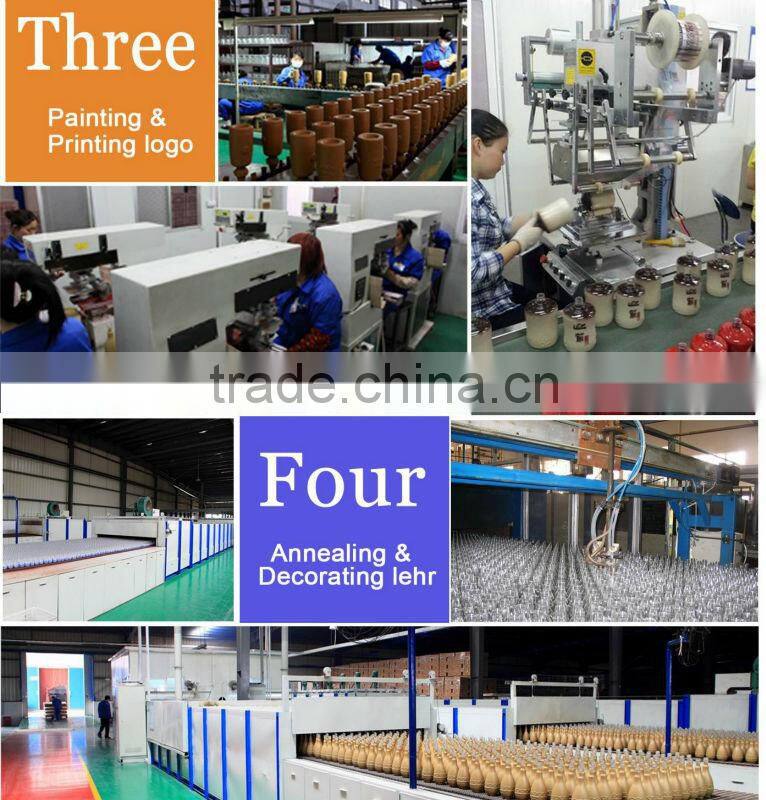 fashion glass jars for cosmetics