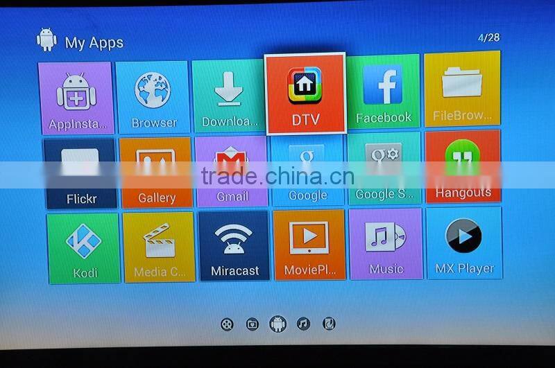 Acemax Ki S805 quad core dvb-s2 hd cccam cline satellite receiver with biss key