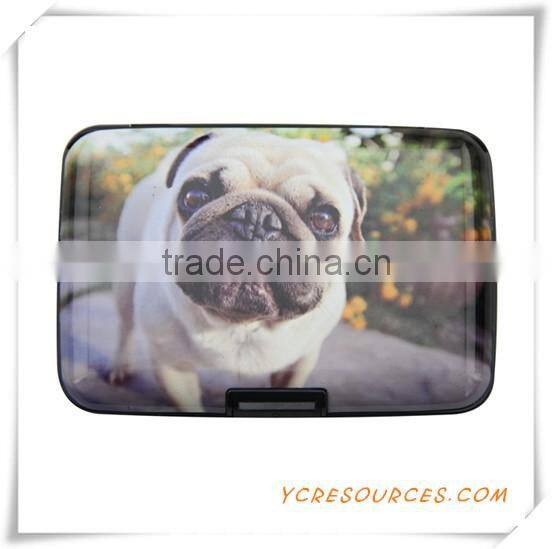 Aluminum RFID colorful men metal logo credit business card use bag (TI10045)