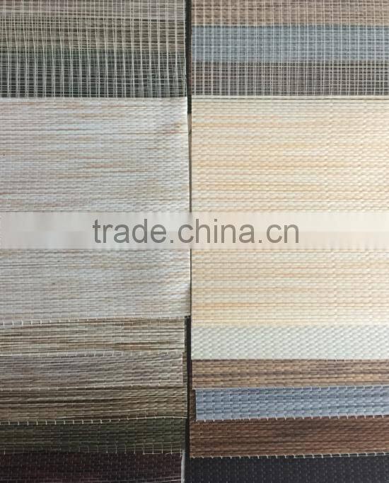 Blackout zebra blind-linen ready made roller curtain