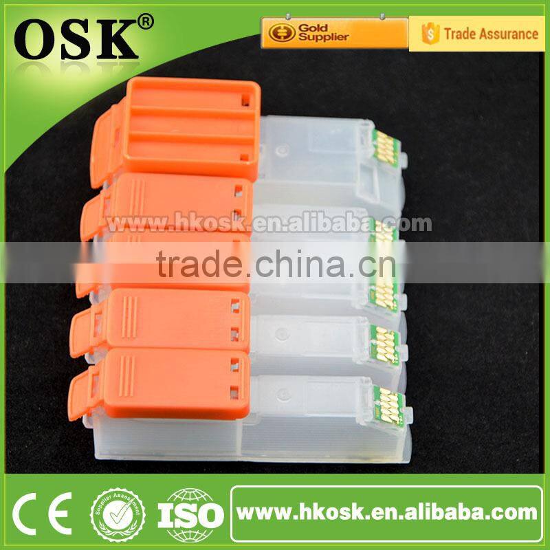 4 Color Reset cartridge for Epson XP 530 XP 630 Refill ink cartridge with Auto Reset chip