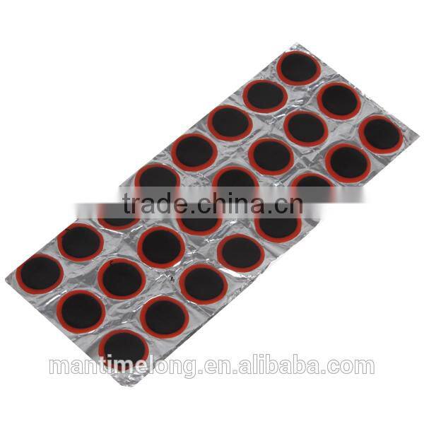 48 x 25mm Round High Quality Rubber Patch For Bike Bicycle Tire / Tyre Repair Piece