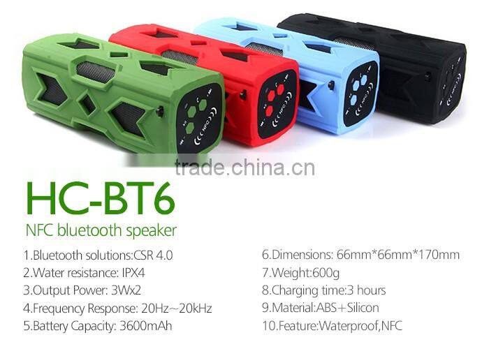 Best bluetooth speaker with led light portable Waterproof wireless bluetooth speaker