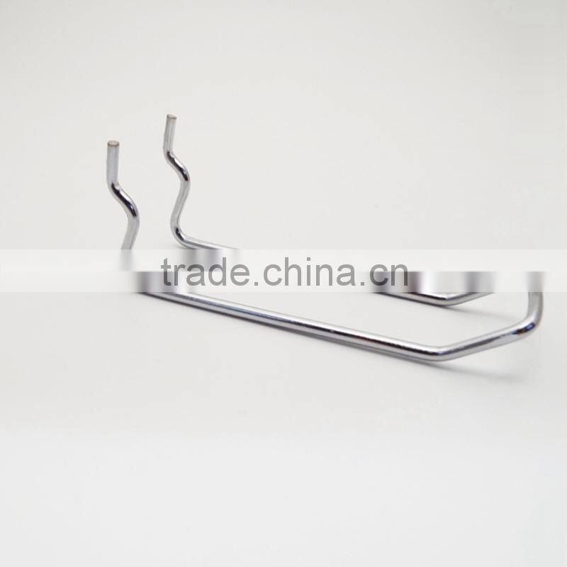 Metal Chrome Plated Pegboard Hook Metal Euro Hooks pegboard hooks