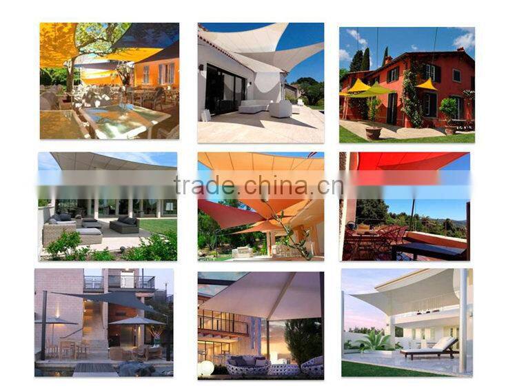 outdoor coated shade net for carport with hardware