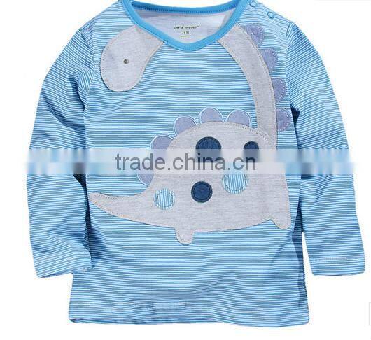 high quality cotton material boys turtle design spring autumn sets