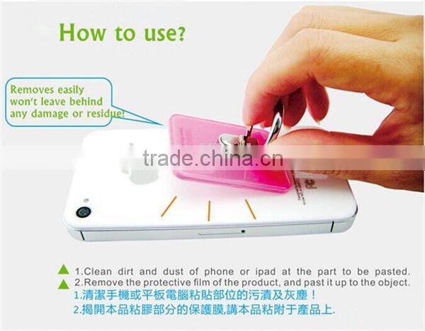 Cheap promotional gift PC plate ring holder/display