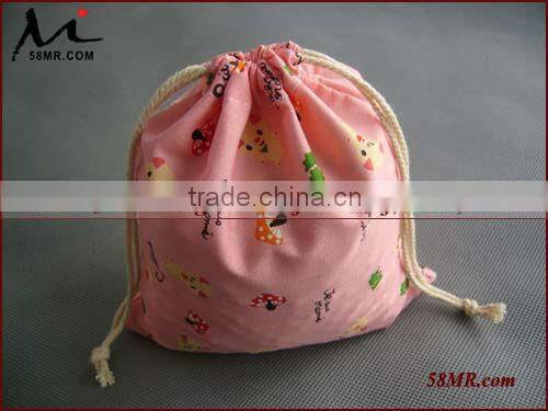 Wholesale Cotton Fabric Drawstring Bag,Small Drawstring Bags