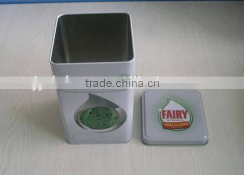 great variety of design containers for sale washing box handle tin box