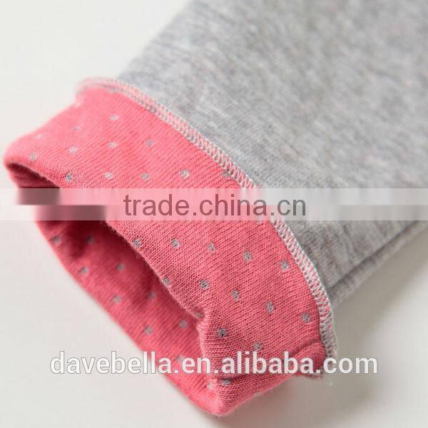 DB705 dave bella 2014 autumn cotton princess sets baby clothes kids clothing set baby chothing knitted sets